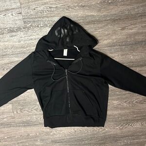 ALO Yoga Black Zip-Up Hoodie Men